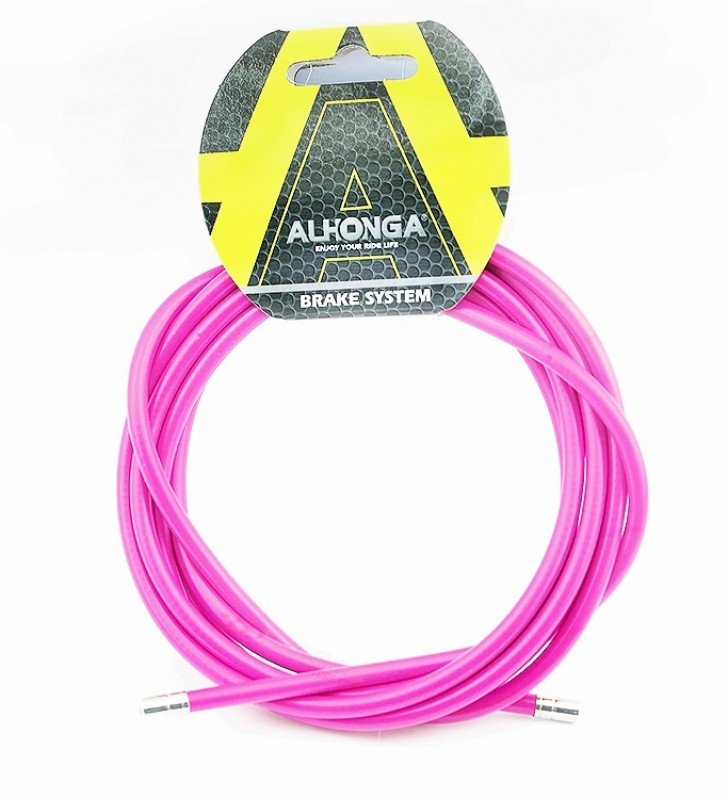 Funda Freno Cable Acero Laminado Rosa 2m